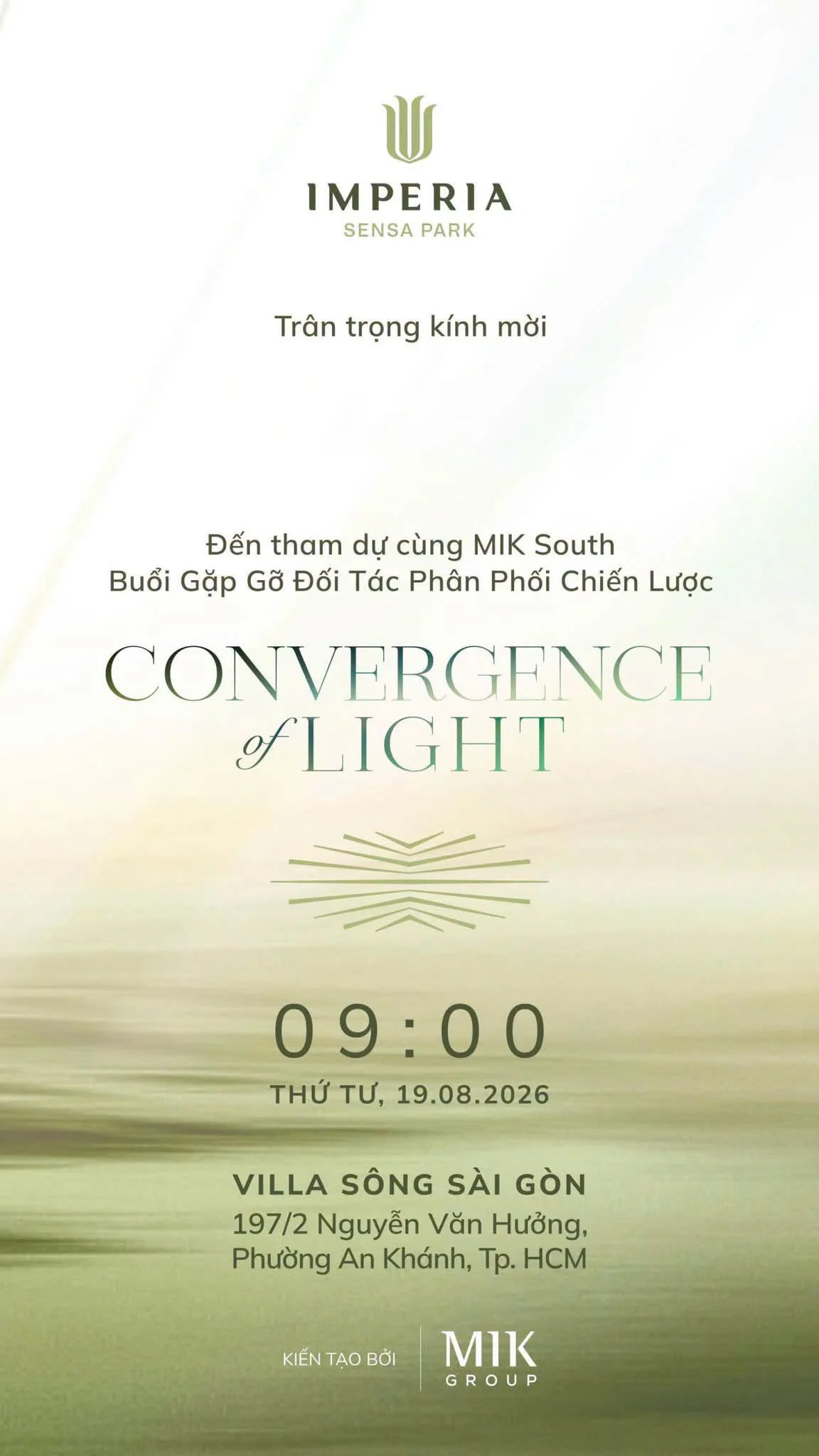 Buổi Gặp Gỡ Đối Tác Phân Phối Chiến Lược - Convergence of Light