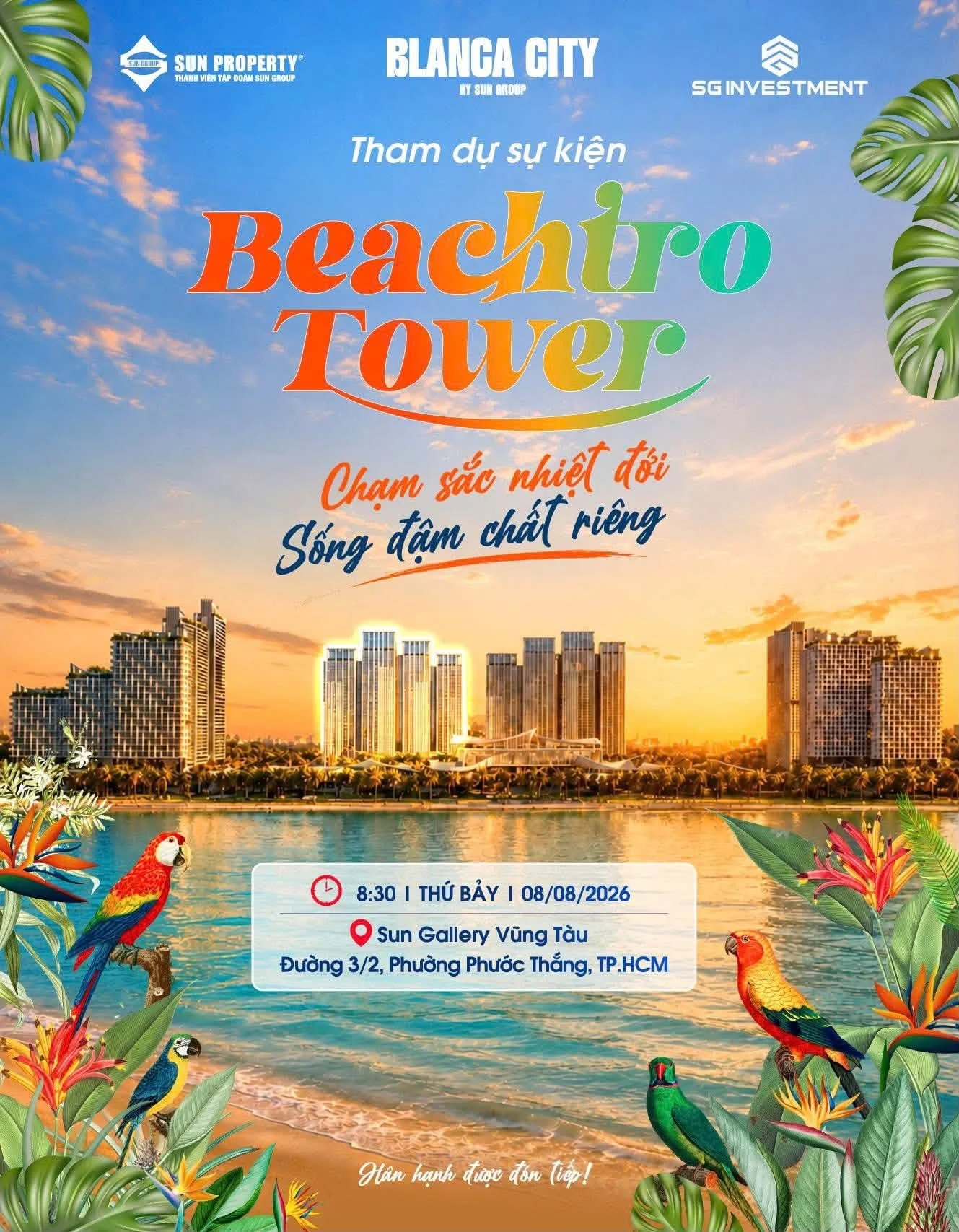 Chạm Sắc Nhiệt Đới, Sống Đậm Chất Riêng – Beach Tower tại Vũng Tàu