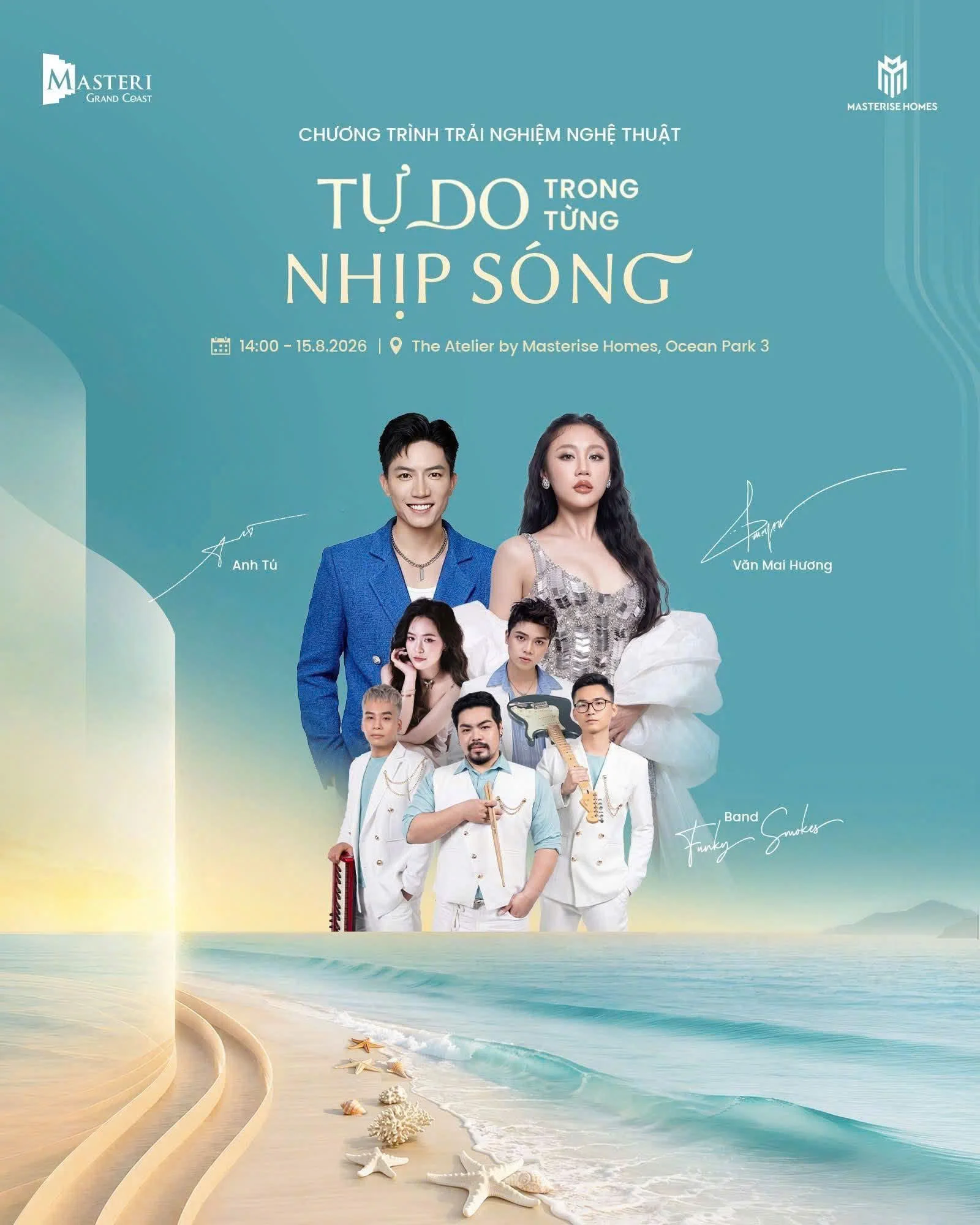 Chương trình trải nghiệm nghệ thuật 'Tự do trong nhịp sóng' tại The Atelier by Masterise Homes