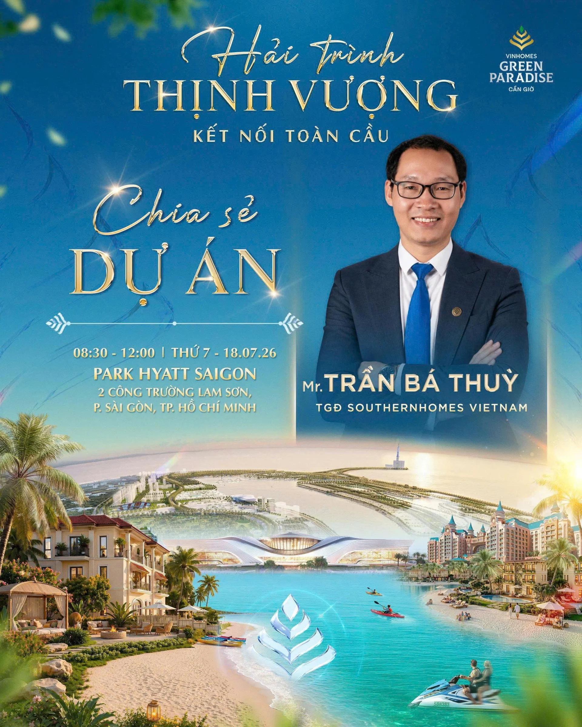 🌊 HẢI TRÌNH THỊNH VƯỢNG - KẾT NỐI TOÀN CẦU: GIẢI MÃ SIÊU PHẨM VINHOMES GREEN PARADISE CẦN GIỜ 🌊