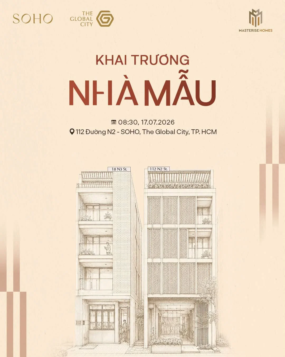 Khai trương nhà mẫu SOHO The Global City