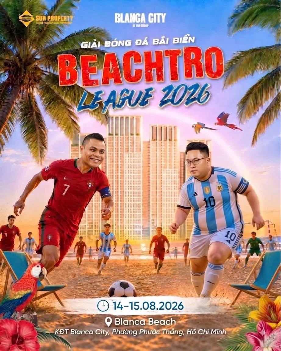 Giải Bóng Đá Bãi Biển Beachtro League 2026 tại Blanca City