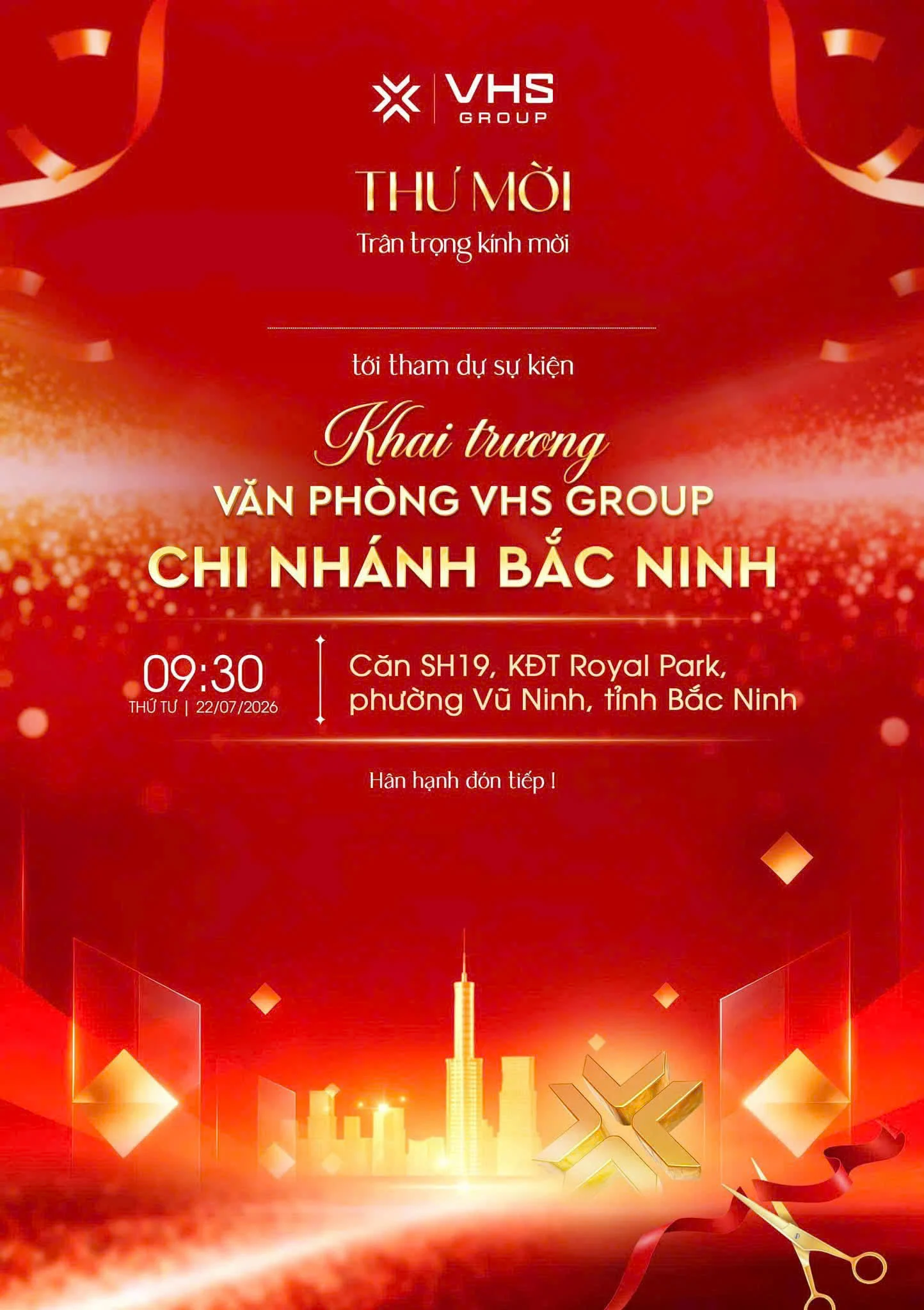 Khai trương Văn phòng VHS Group Chi nhánh Bắc Ninh