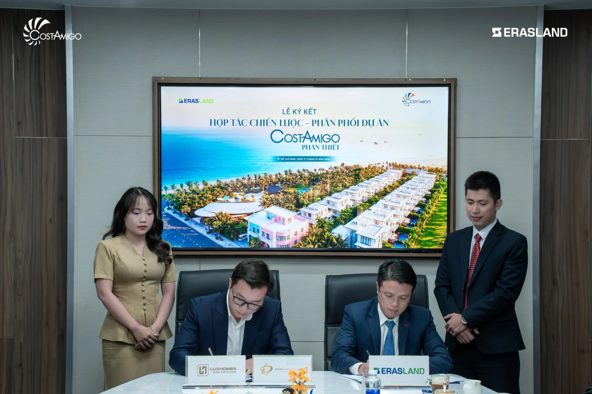 Lễ Ký Kết Hợp Tác Chiến Lược – Phân Phối Dự Án Costamigo Phan Thiết