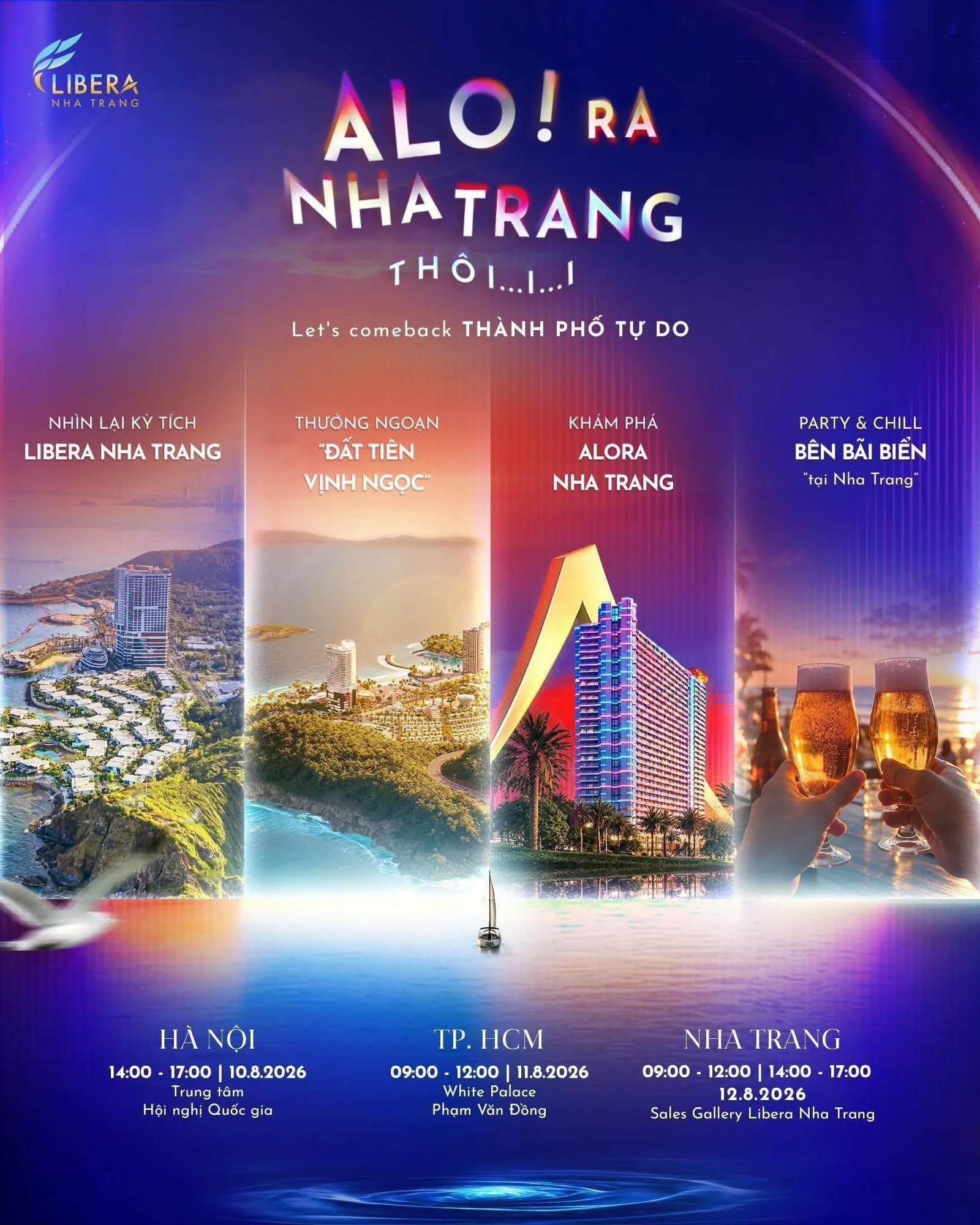 LIBERA NHA TRANG: Thưởng ngoạn 'Đất Tiên Vịnh Ngọc' – Sự kiện giới thiệu dự án tại Hà Nội, TP.HCM và Nha Trang