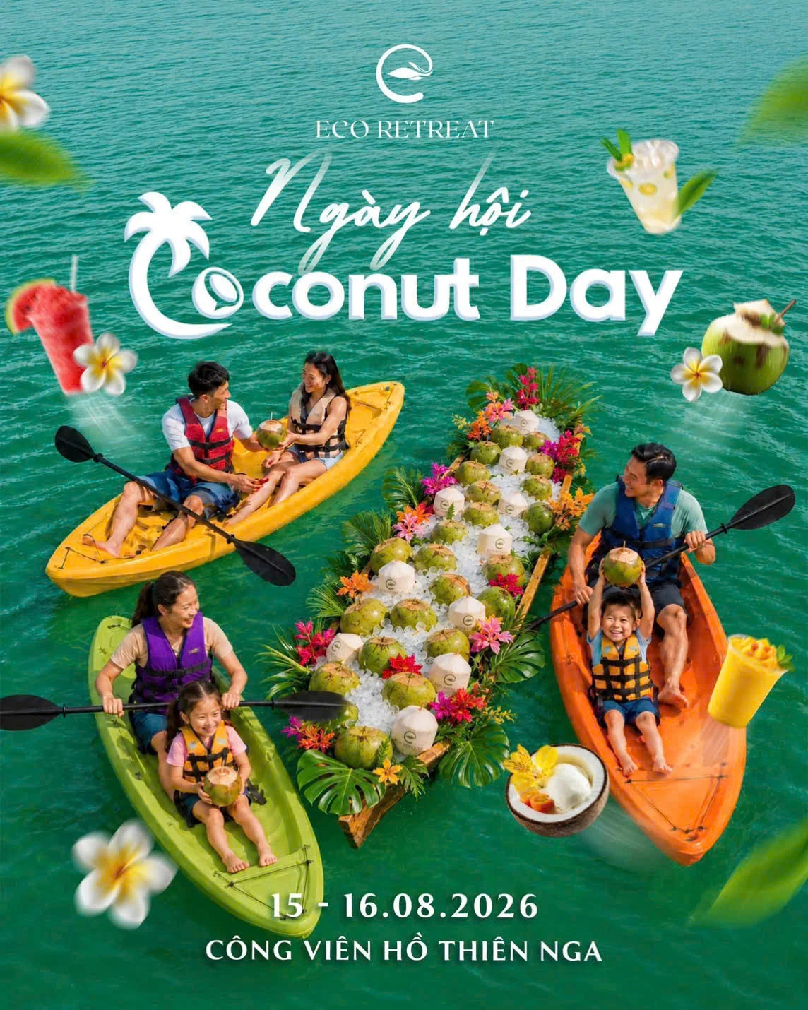 Ngày hội Coconut Day tại Công viên Hồ Thiên Nga