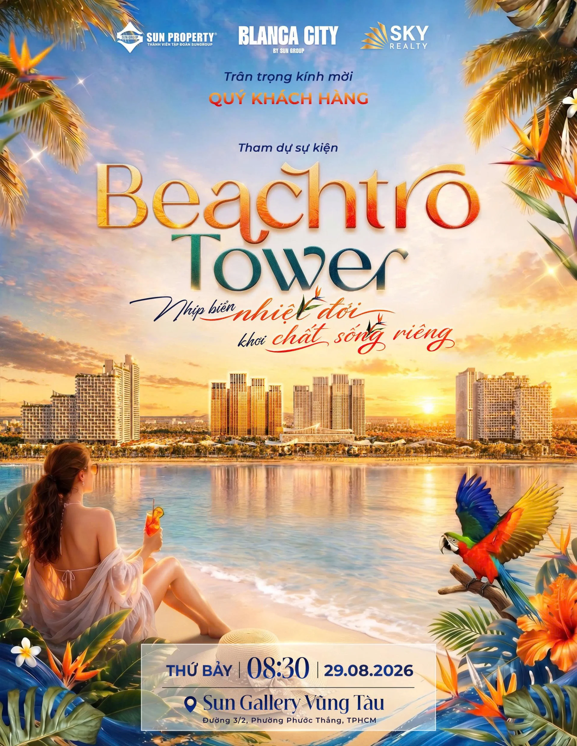 Sự kiện Beachtro Tower: Nhịp biển nhiệt đới, khơi chất sống riêng