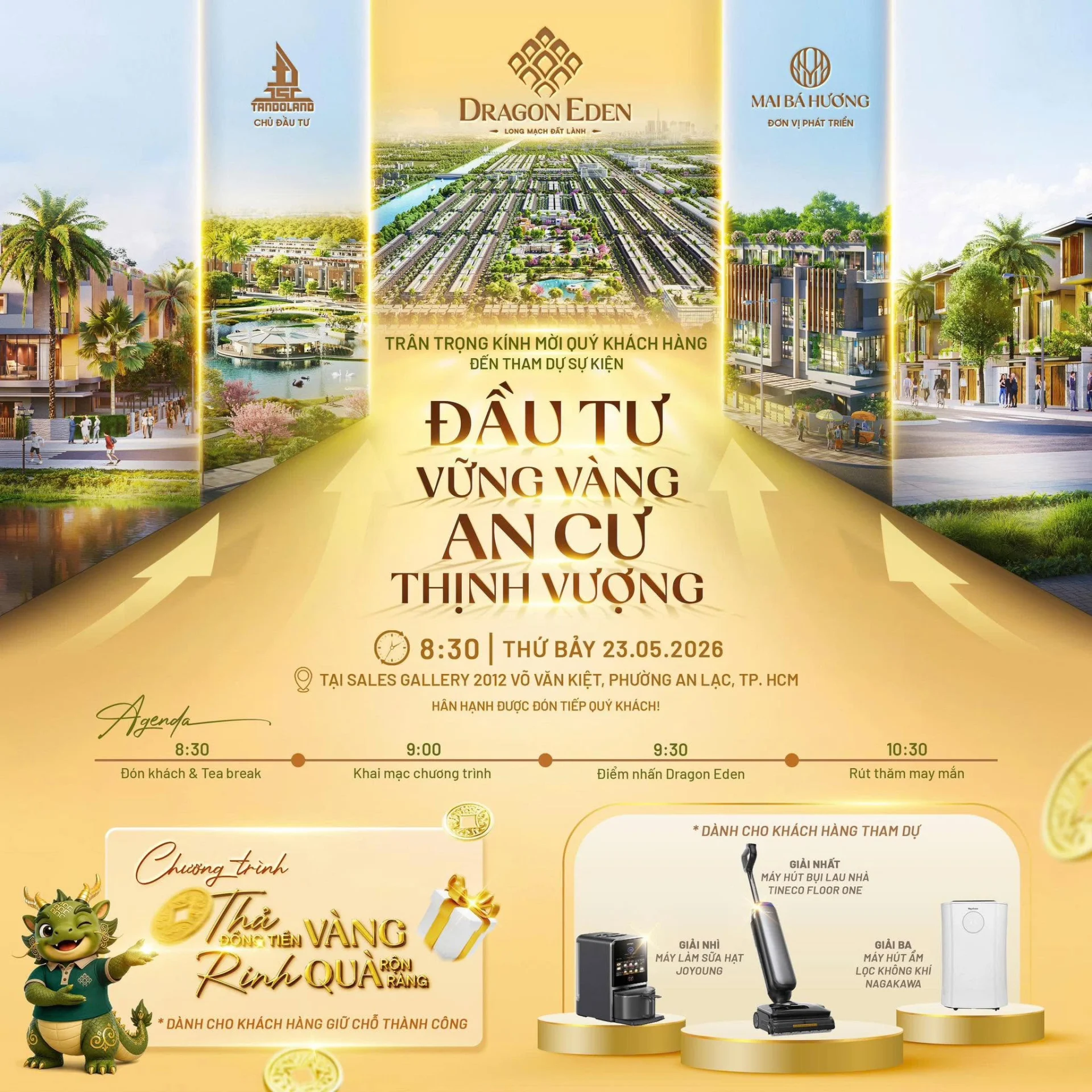 Sự kiện Đầu tư Vững vàng - An cư Thịnh vượng tại Dragon Eden