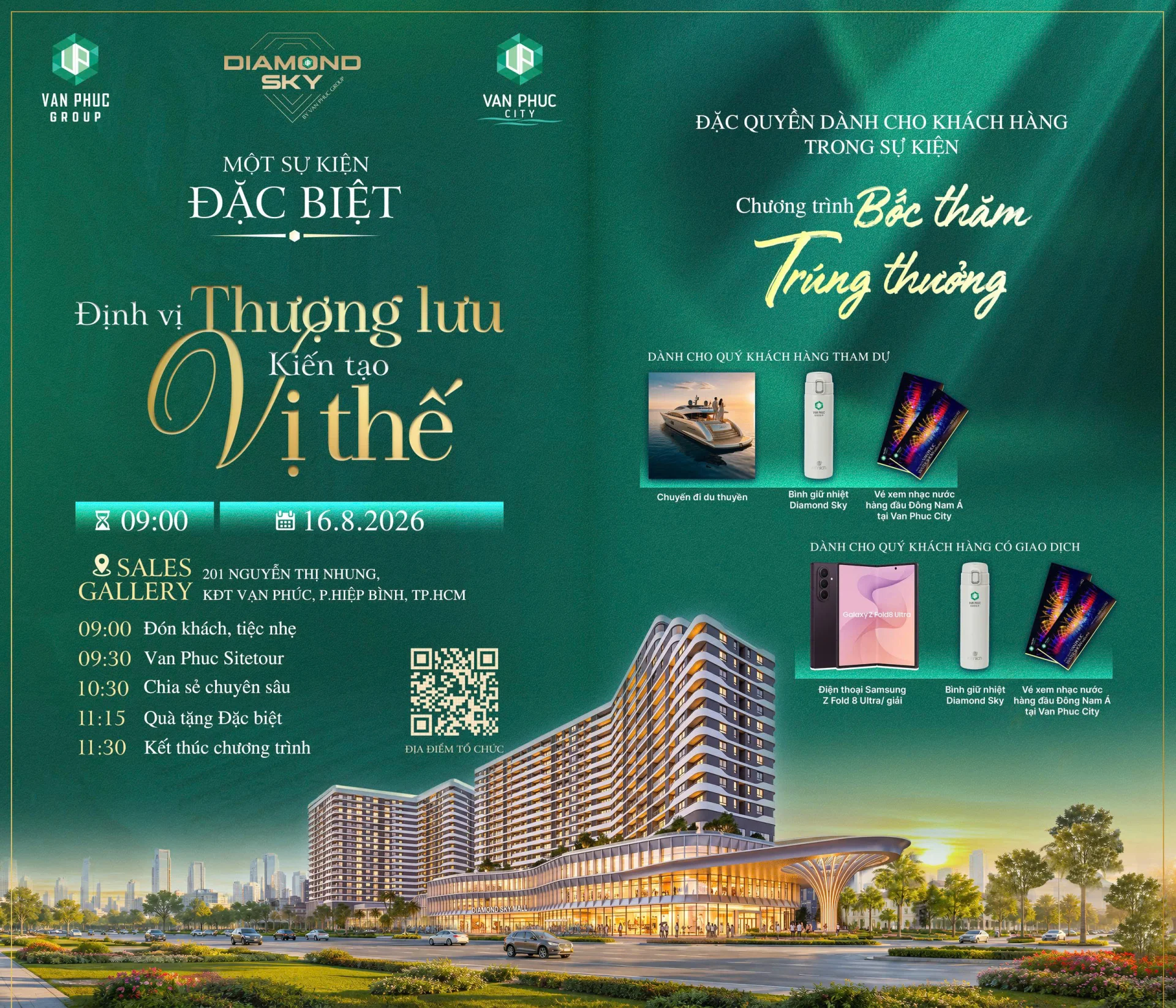 Sự kiện Diamond Sky: Định vị Thượng lưu, Kiến tạo Vị thế tại Van Phuc City