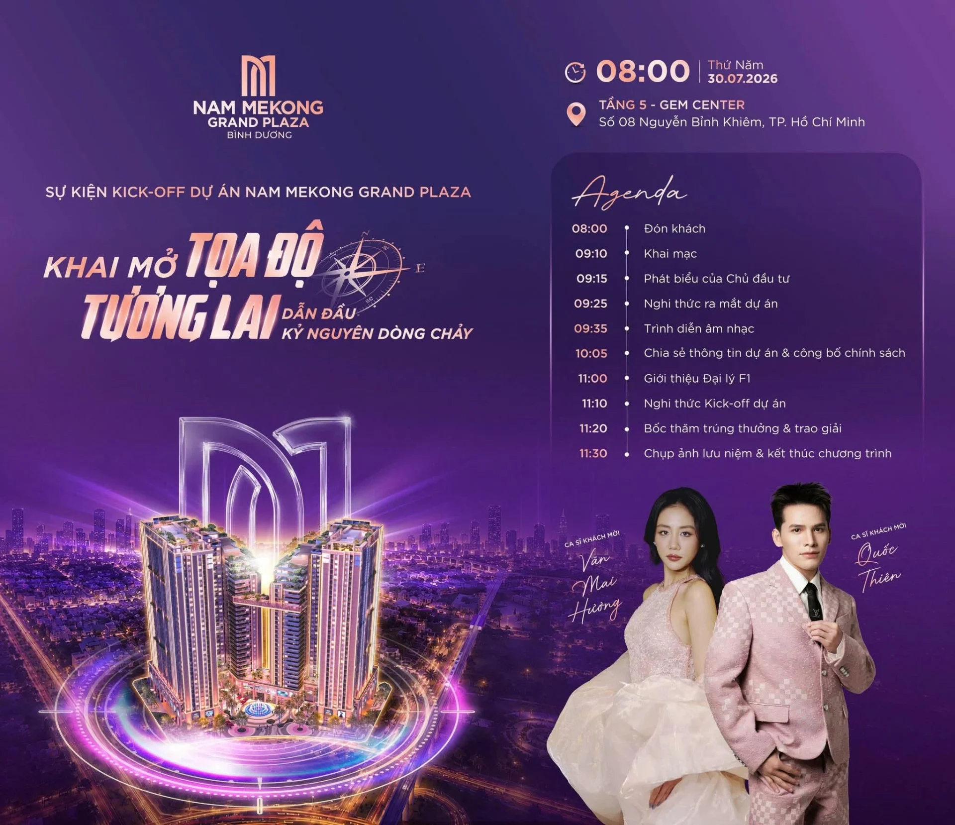 Sự kiện Kick-off Dự án Nam Mekong Grand Plaza – Khai mở tọa độ tương lai