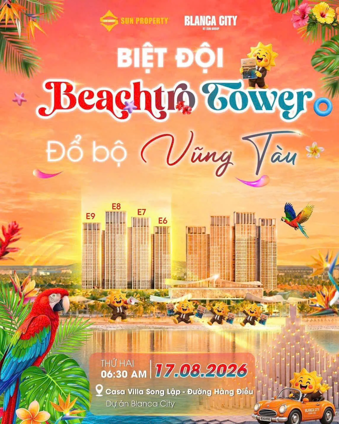Sự kiện ra mắt Biệt Đội Beachiro Tower tại Blanca City Vũng Tàu