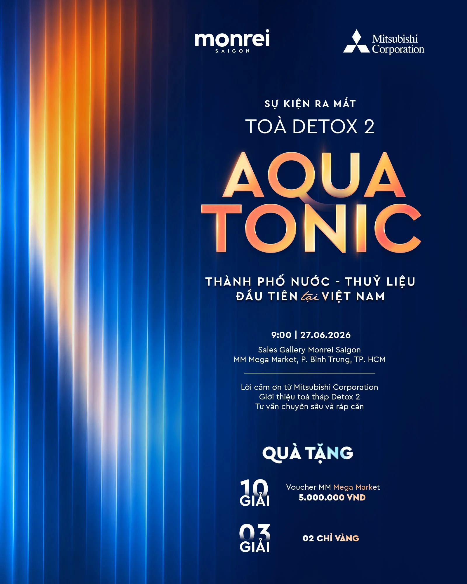 Sự kiện ra mắt Toà Detox 2 - Aqua Tonic: Thành phố nước - Thuỷ liệu đầu tiên tại Việt Nam